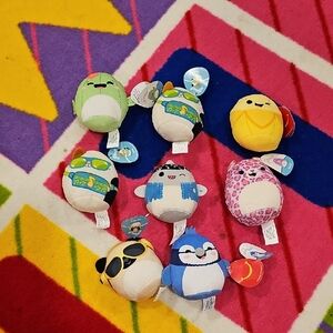 Squishmallows Colorful Plush Toy Set